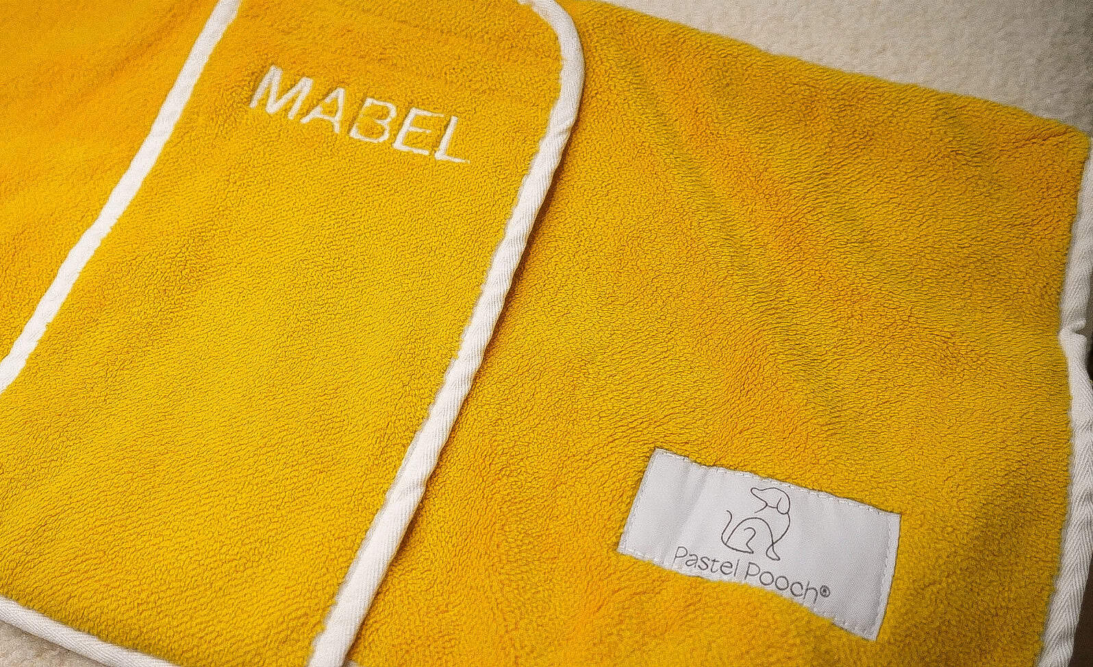 Personalised Dog Drying Robe