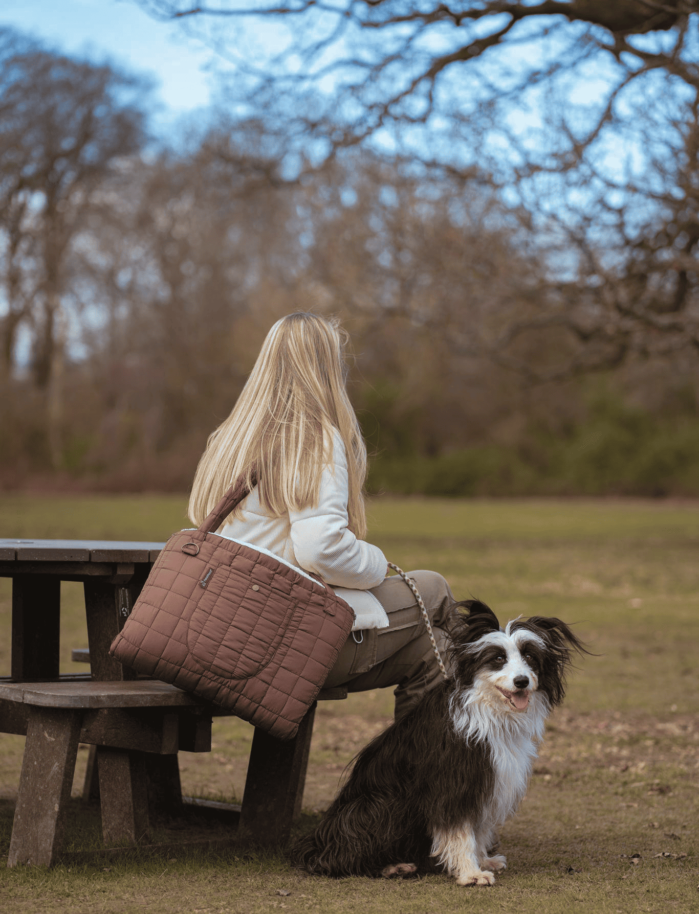 Pastel Pooch Boutique ® Luxe Quilted Bouclé Settle Mat
