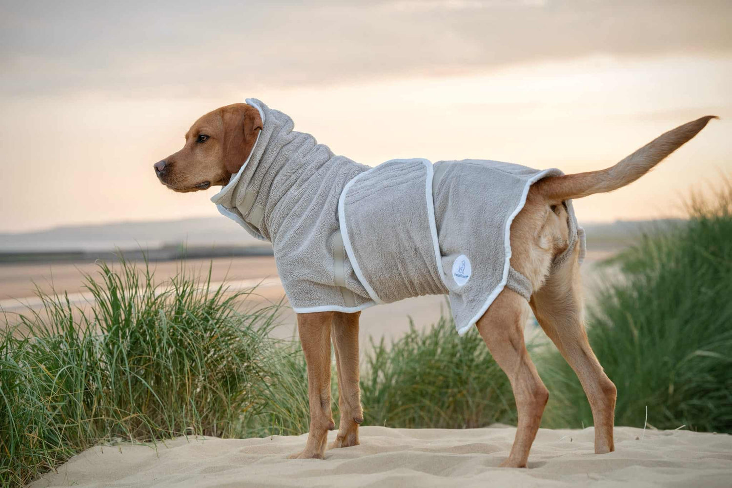 Beige Drying Coat