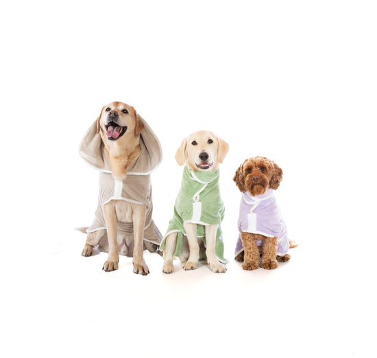 Our Drying Coats Pastel Pooch Boutique