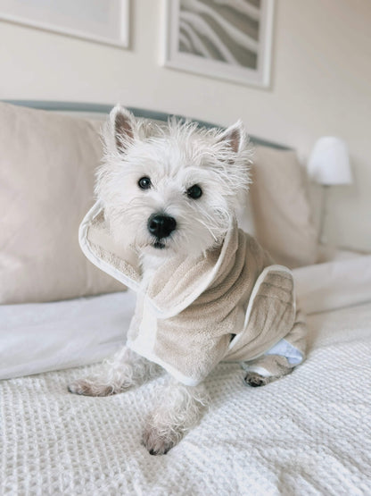 Latte Dog Drying Coat