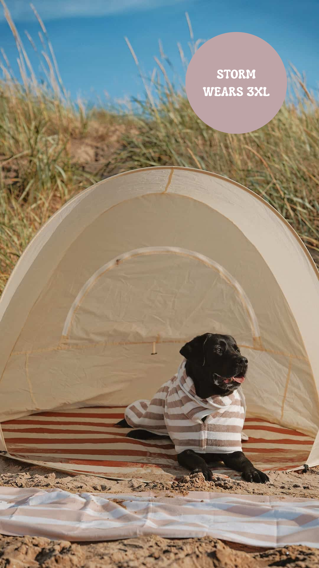 The Striped Collection - Luxury Dog Drying Robes