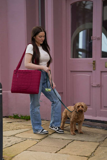 Pastel Pooch Boutique ® Luxe Quilted Bouclé Settle Mat